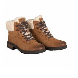 UGG Ladies' Harrison Fur Lace Boot TAN